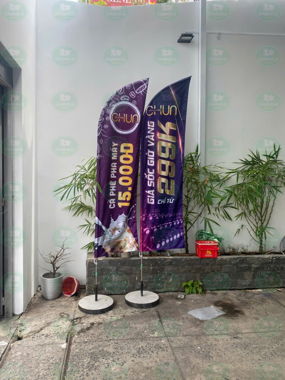 Mẫu cờ phướn 19 - Chun Coffee