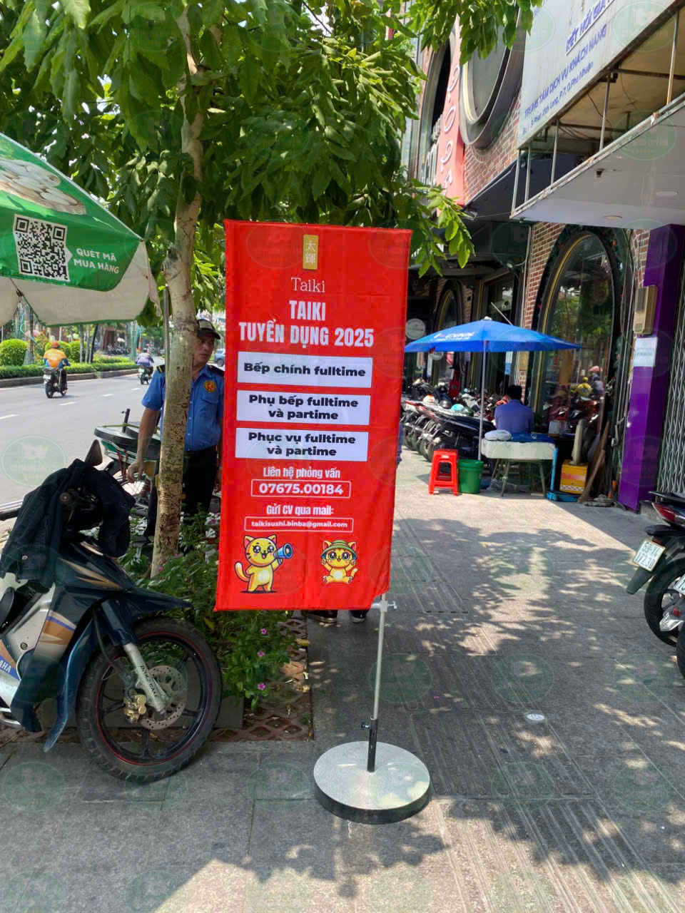 Mẫu cờ phướn 20 - Tuyển dụng Taiki