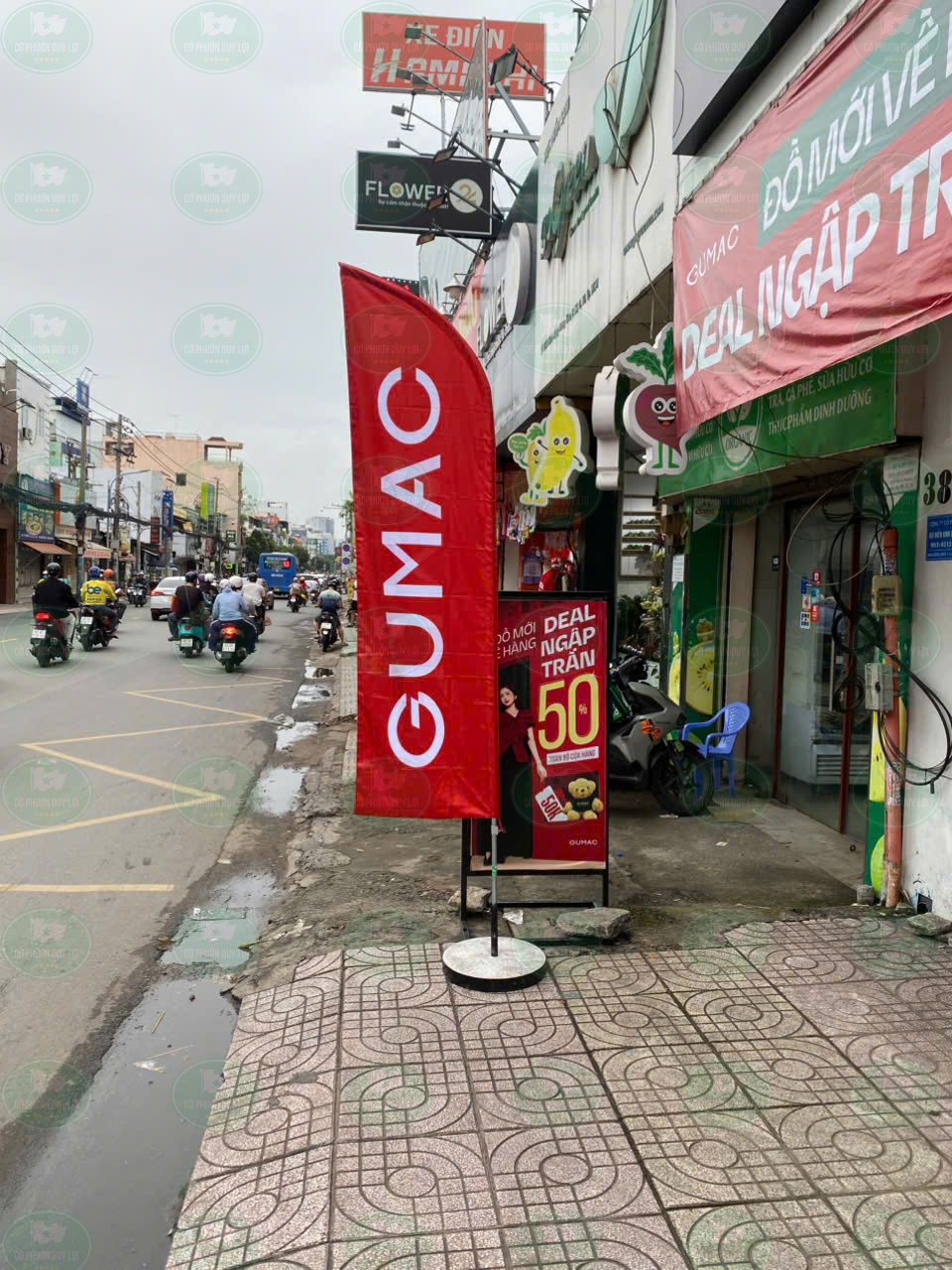 Mẫu cờ phướn cánh buồm - Hệ thống thời trang Gumac