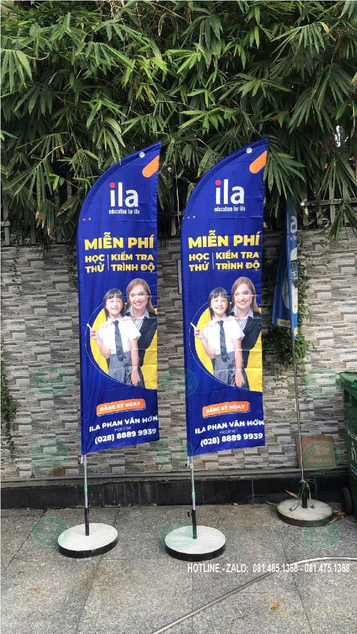 Mẫu cờ phướn cánh buồm - Hệ thống ILA