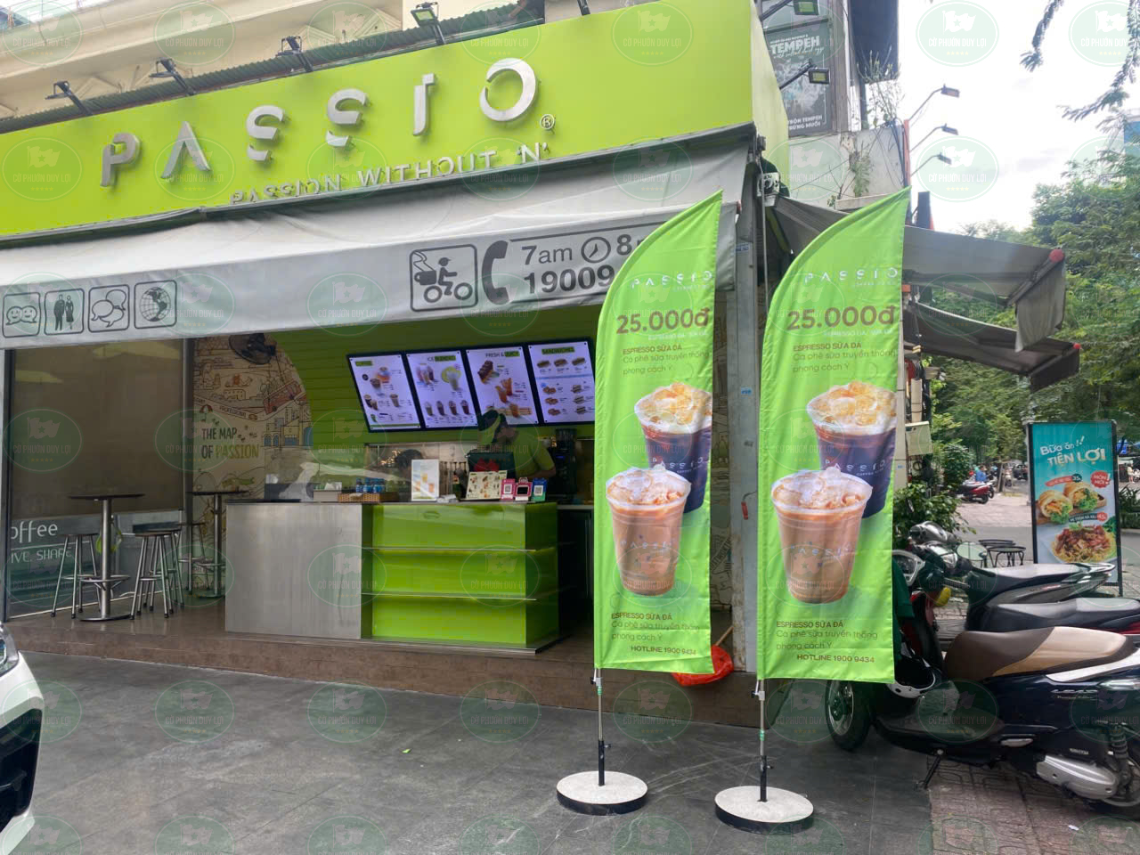 Mẫu cờ phướn cánh buồm - Passio
