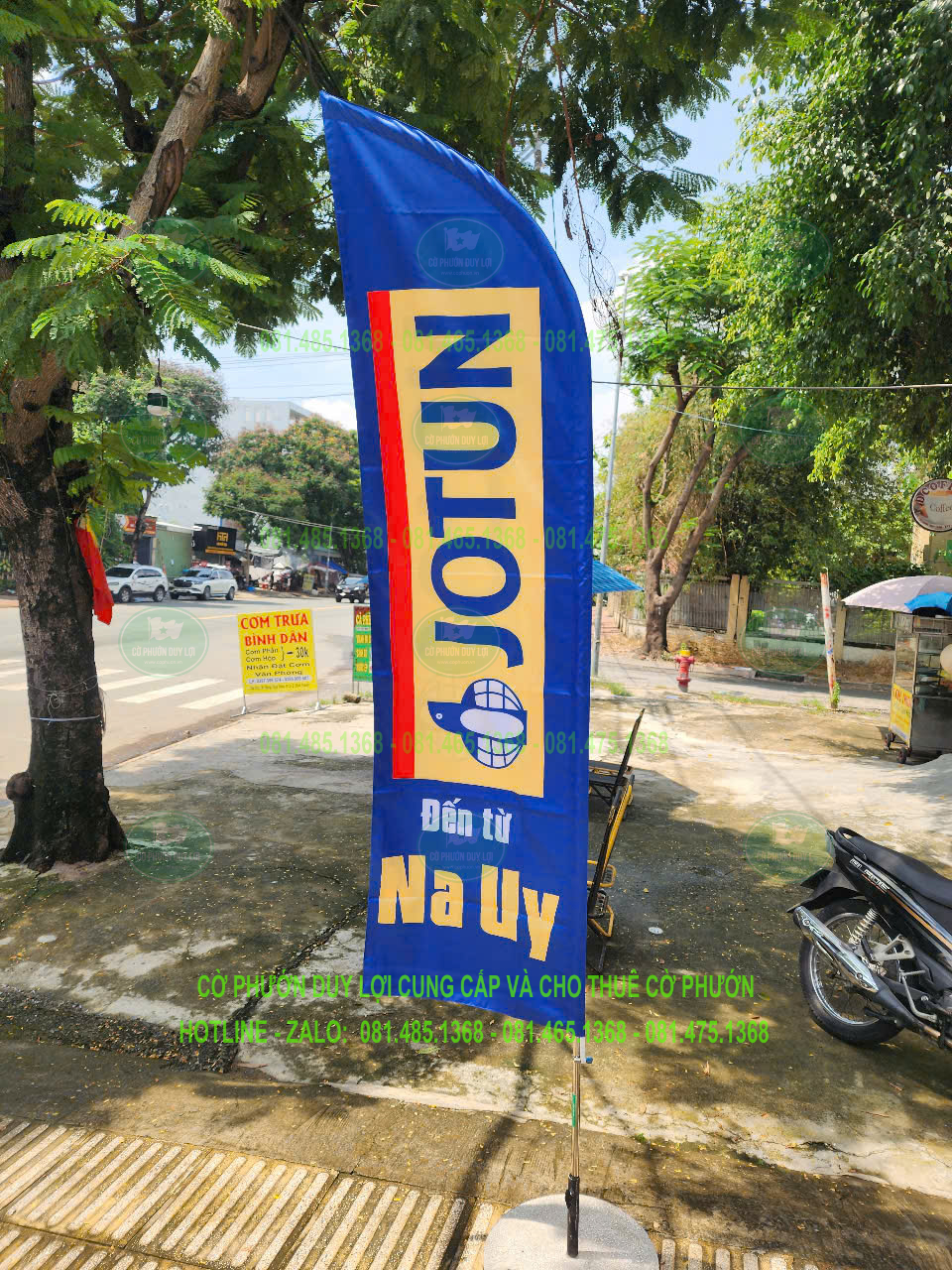 Mẫu cờ phướn cánh buồm - Sơn Jotun