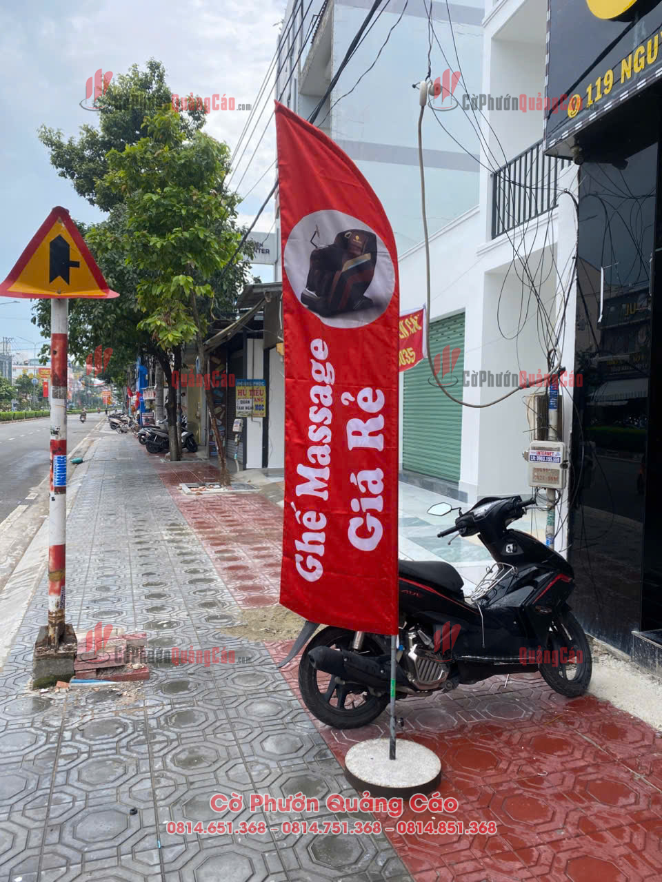 Cờ phướn showroom nội thất - Cờ Phướn Quảng Cáo